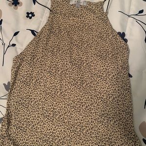 Leopard print tank top